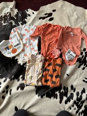 Halloween Pajamas and Onesie
